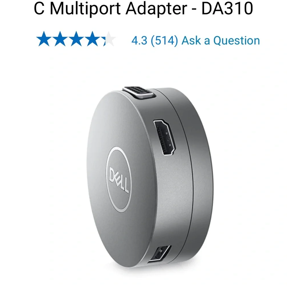 Dell 7-In-1 USB-C Adapter - Like New